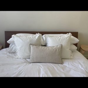 Linen decorative pillows by Zara home